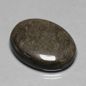 27,12 ctw natürlicher gelber Obsidian, Oval Schliff, Lichtundurchlässig