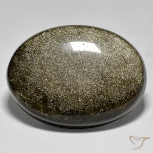 27.68ct Natürlicher Mehrfarbig Obsidian, Oval, Lichtundurchlässig