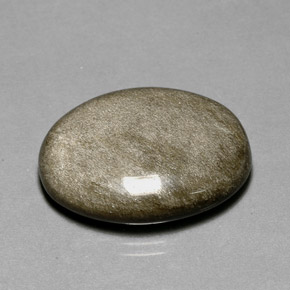 20,04 ctw natürlicher gelber Obsidian, Oval Schliff, Lichtundurchlässig