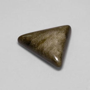8,68 ctw natürlicher gelber Obsidian, Trillion, Lichtundurchlässig