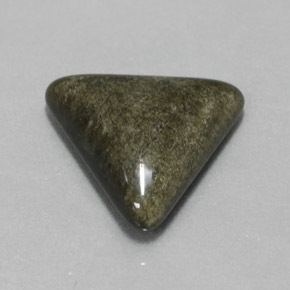 9,17 ctw natürlicher gold-schimmernd Obsidian, Trillion, Lichtundurchlässig