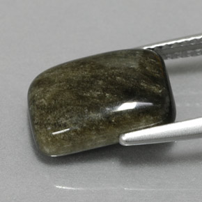 9,17 ctw natürlicher gold-schimmernd Obsidian, Baguette, Lichtundurchlässig