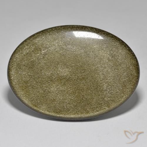 9,17 ctw natürlicher Mehrfarbig Obsidian, Oval, Lichtundurchlässig