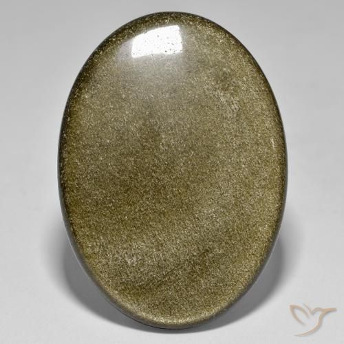 9,17 ctw natürlicher Mehrfarbig Obsidian, Oval, Lichtundurchlässig