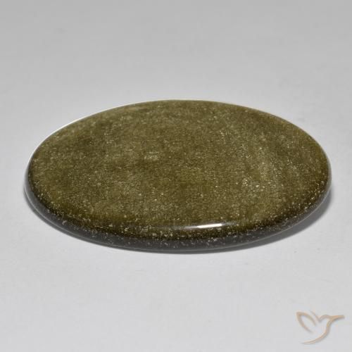 9,17 ctw natürlicher Mehrfarbig Obsidian, Oval, Lichtundurchlässig