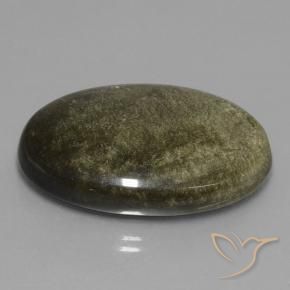 9,17 ctw natürlicher Mehrfarbig Obsidian, Oval, Lichtundurchlässig