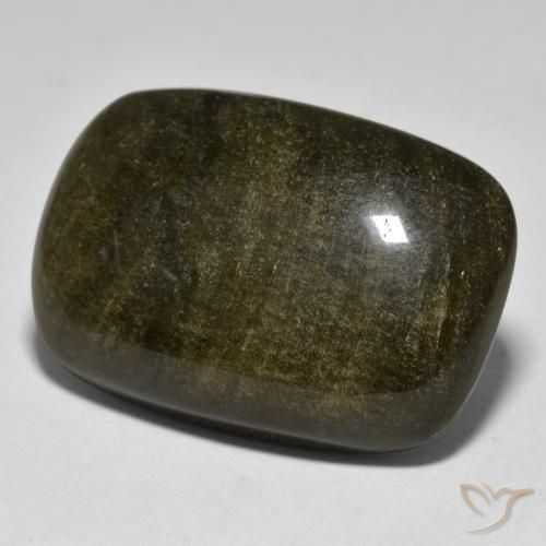 9,17 ctw natürlicher Mehrfarbig Obsidian, Kissen, Lichtundurchlässig