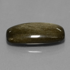11,95 ctw natürlicher Gold Obsidian, Kissenschliff, Lichtundurchlässig