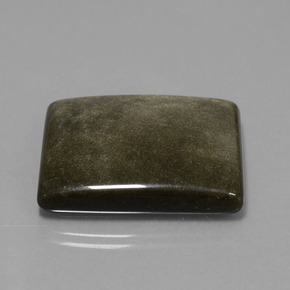 38,59 ctw natürlicher schwarzer Obsidian, Baguette, Lichtundurchlässig