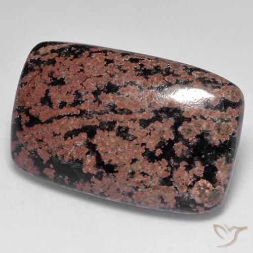 9,17 ctw natürlicher Mehrfarbig Obsidian, Kissen, Lichtundurchlässig