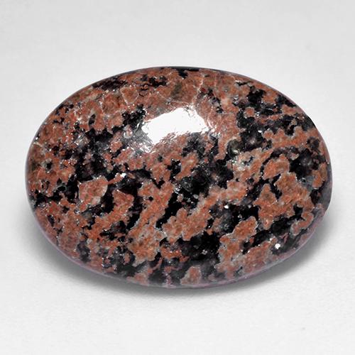 7,69 ctw natürlicher mehrfarbiger Obsidian, Oval Schliff, Lichtundurchlässig