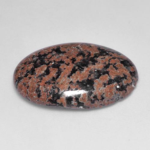7,69 ctw natürlicher mehrfarbiger Obsidian, Oval Schliff, Lichtundurchlässig