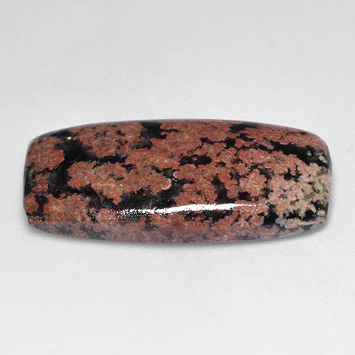 8,20 ctw natürlicher mehrfarbiger Obsidian, Kissenschliff, Lichtundurchlässig