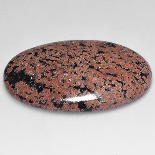 9,17 ctw natürlicher Mehrfarbig Obsidian, Oval Schliff, Lichtundurchlässig