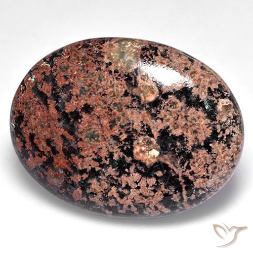 9,17 ctw natürlicher Mehrfarbig Obsidian, Oval, Lichtundurchlässig