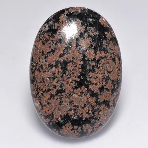 26,35 ctw natürlicher mehrfarbiger Obsidian, Oval Schliff, Lichtundurchlässig