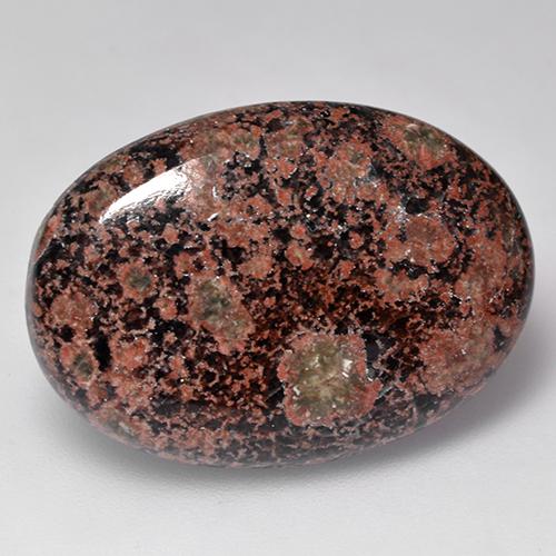 15,91 ctw natürlicher mehrfarbiger Obsidian, Oval Schliff, Lichtundurchlässig