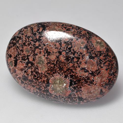 15,91 ctw natürlicher mehrfarbiger Obsidian, Oval Schliff, Lichtundurchlässig