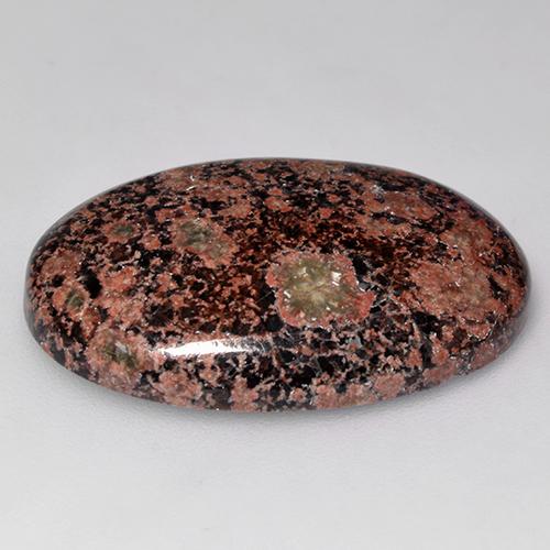 15,91 ctw natürlicher mehrfarbiger Obsidian, Oval Schliff, Lichtundurchlässig