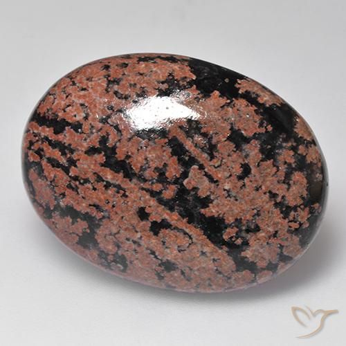 9,17 ctw natürlicher Mehrfarbig Obsidian, Oval, Lichtundurchlässig