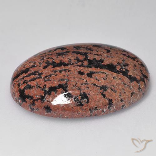 9,17 ctw natürlicher Mehrfarbig Obsidian, Oval, Lichtundurchlässig
