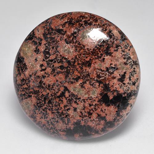 25,39 ctw natürlicher Mehrfarbig Obsidian, Rundschliff, Lichtundurchlässig
