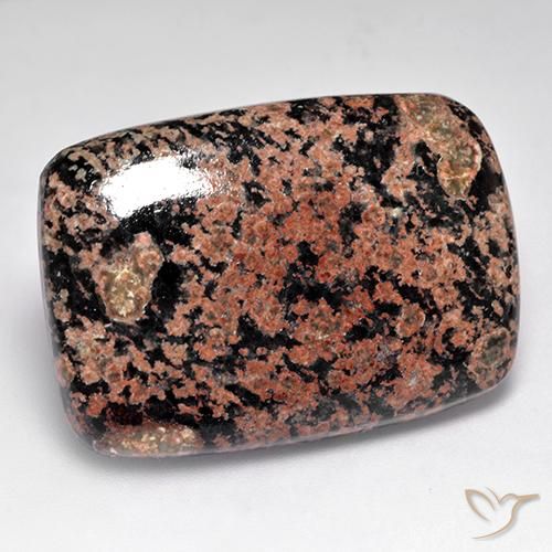 9,17 ctw natürlicher Mehrfarbig Obsidian, Kissen, Lichtundurchlässig