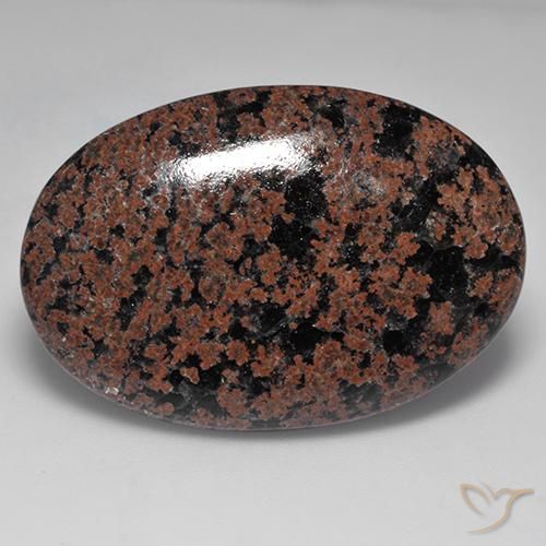 32.65ct Natürlicher Mehrfarbig Obsidian, Oval, Lichtundurchlässig
