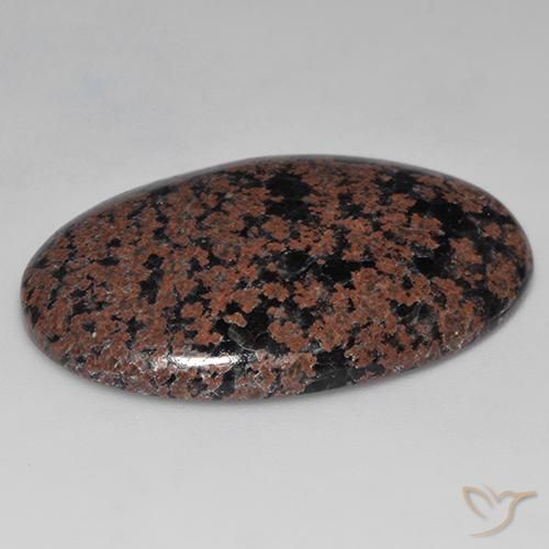 9,17 ctw natürlicher Mehrfarbig Obsidian, Oval, Lichtundurchlässig