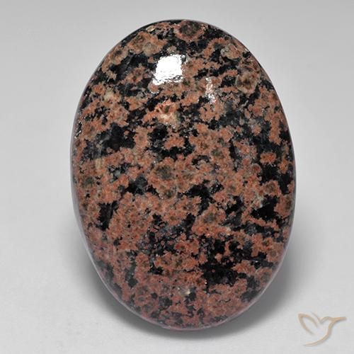 29.76ct Natürlicher Mehrfarbig Obsidian, Oval, Lichtundurchlässig