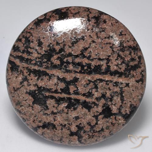 31.00ct Natürlicher Mehrfarbig Obsidian, Runden, Lichtundurchlässig