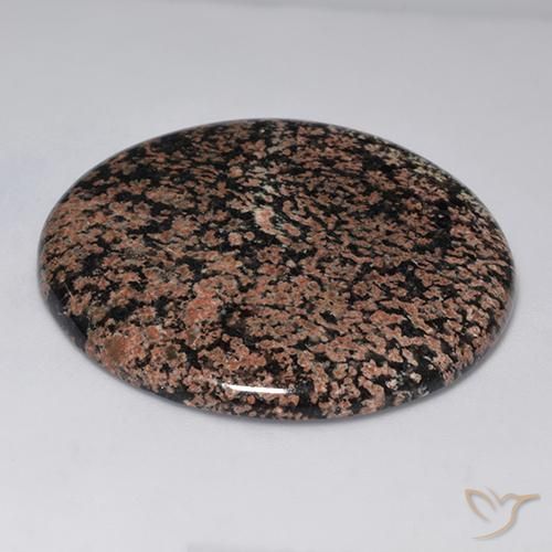 9,17 ctw natürlicher Mehrfarbig Obsidian, Rund Schliff, Lichtundurchlässig