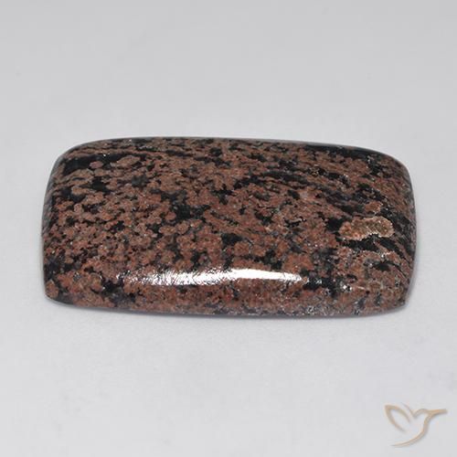 9,17 ctw natürlicher Mehrfarbig Obsidian, Kissen, Lichtundurchlässig