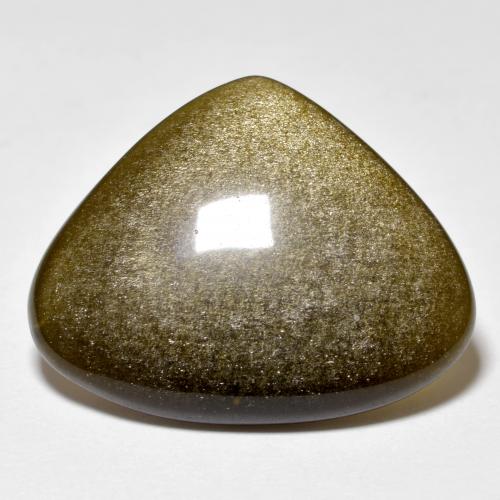 11,78 ctw natürlicher schwarzer Obsidian, Trillion, Lichtundurchlässig