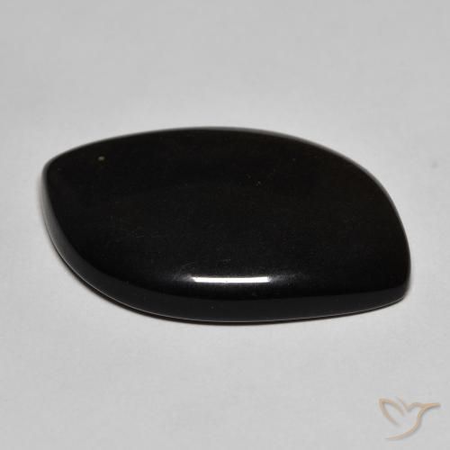 9,17 ctw natürlicher Schwarz mit Goldglanz Obsidian, Fantasie, Lichtundurchlässig