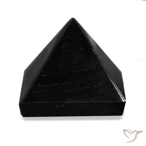64.79ct Schwarz mit grauen Linien Obsidian, Quadrat, Lichtundurchlässig