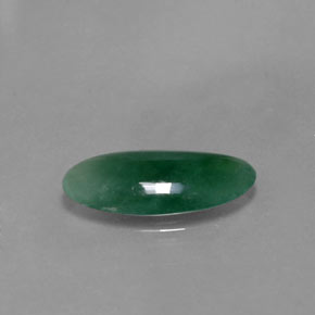 3,52 ctw natürlicher grüner Omphacit-Jade, Fantasieschliff, Lichtdurchlässig