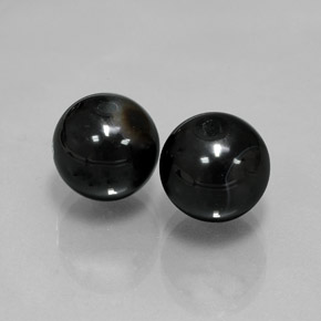  ct natürliche schwarzer Onyx-Edelsteine, Sphäre / Kugel, Lichtundurchlässig