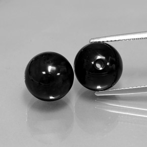  ct natürliche Schwarz Onyx-Edelsteine, Kugel / Ball, Lichtundurchlässig