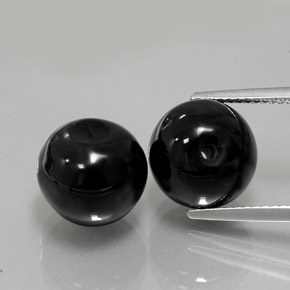  ct natürliche Schwarz Onyx-Edelsteine, Kugel / Ball, Lichtundurchlässig