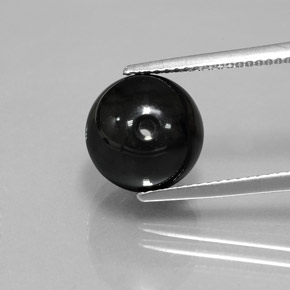 9,17 ctw natürlicher Schwarz Onyx, Kugel / Ball, Lichtundurchlässig