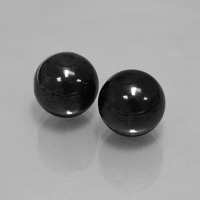 ct natürliche schwarzer Onyx-Edelsteine, Sphäre / Kugel, Lichtundurchlässig
