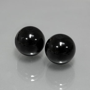  ct natürliche Schwarz Onyx-Edelsteine, Kugel / Ball, Lichtundurchlässig