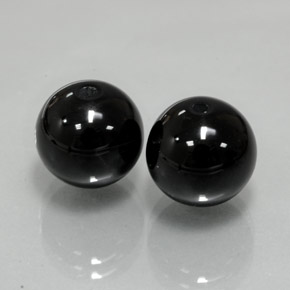  ct natürliche schwarzer Onyx-Edelsteine, Sphäre / Kugel, Lichtundurchlässig