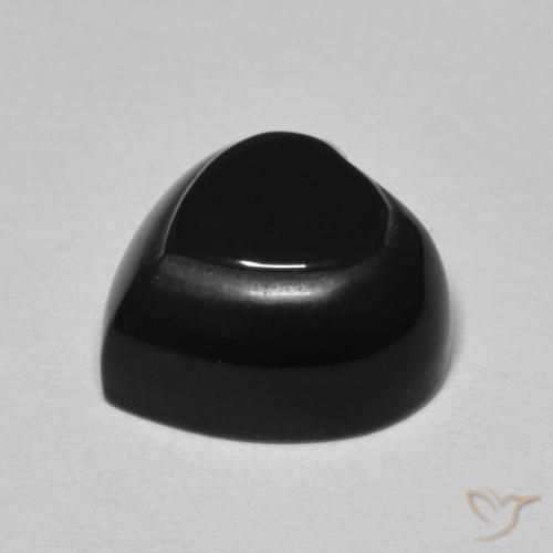 9,17 ctw natürlicher Schwarz Onyx, Herz, Lichtundurchlässig