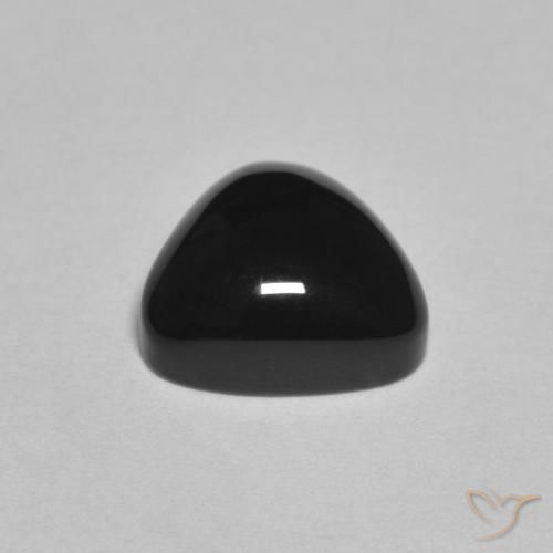 9,17 ctw natürlicher Schwarz Onyx, Trillion, Lichtundurchlässig