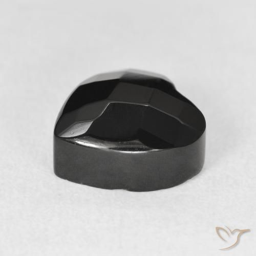 9,17 ctw natürlicher Schwarz Onyx, Herz, Lichtundurchlässig