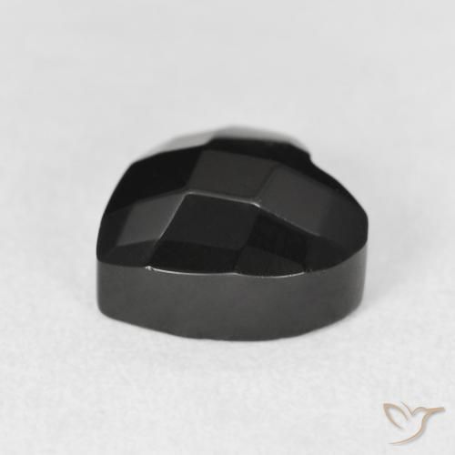 9,17 ctw natürlicher Schwarz Onyx, Herz, Lichtundurchlässig