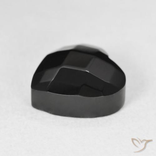 9,17 ctw natürlicher Schwarz Onyx, Herz, Lichtundurchlässig