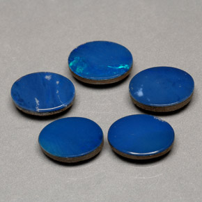  ct natürliche mehrfarbiger Opal-Dublette-Edelsteine, Oval Schliff, Lichtundurchlässig